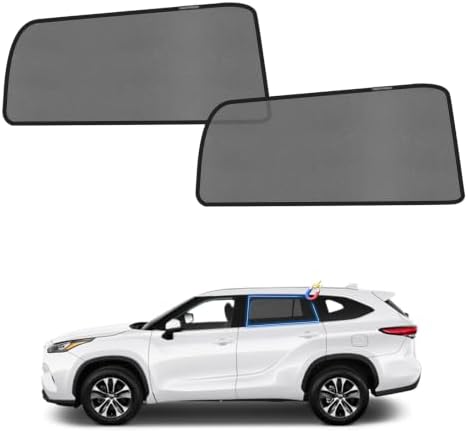 KUST Car Window Shades for 2024 2025 Toyota Grand Highlander Accessories by KUST