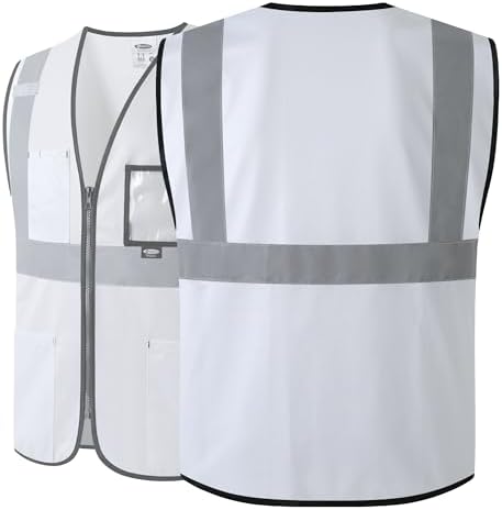 JKSafety Safety Vest for men women Hi Vis Vest - Image 3