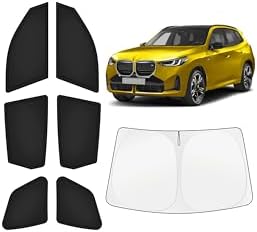KUST Car Window Shades for BMW X3 2025-2026 Windshield Sun Shade Side Window by KUST