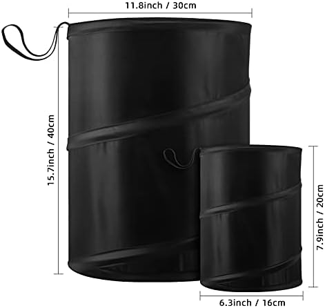 BBTO Collapsible Trash Can, Pop up Car Trash Can, Waterproof - Image 2