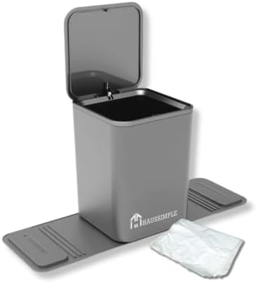 Car Trash Can with Stability Wings – Leakproof Portable Garbage Bin by HAUSSIMPLE