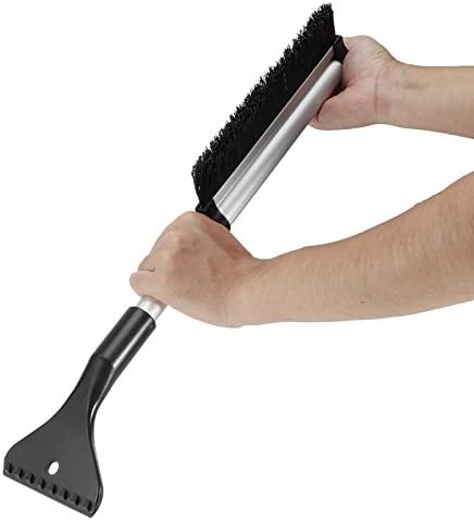 Telescoping Snow Brush, Aluminum Alloy Retractable Snow Brush Car Windshield - Image 3
