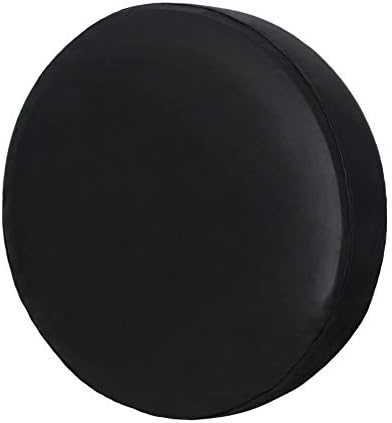 Black Spare Tire Cover for RV Jeep Liberty Wrangler by HEALiNK
