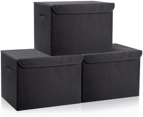 Bagnizer Large 17" 42 Quarts Collapsible Stackable Storage Bins by Bagnizer