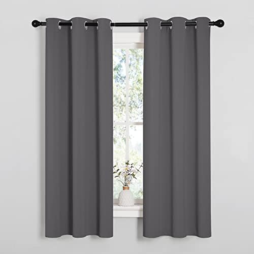 NICETOWN Grey Blackout Curtains - Image 2