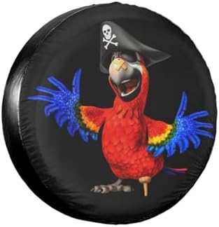 Parrot Pirate Spare Tire Cover Waterproof Sun Protection Fit 17 Inches - Image 2