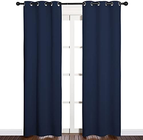 NICETOWN Blackout Curtain Panels, 1 Pair, 34 by 84-inch - Image 2