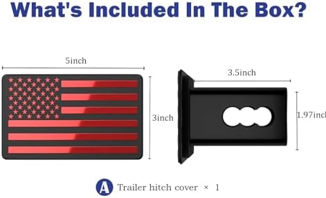 2 Inch Trailer Hitch Cover - Image 6