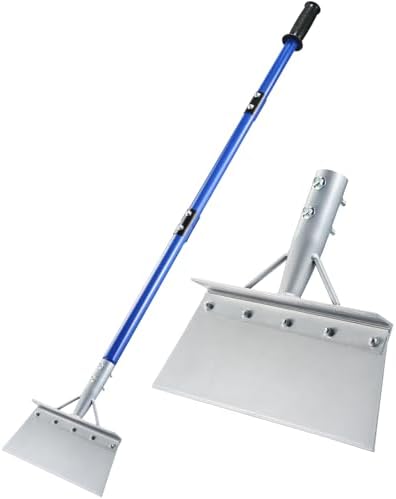 Heavy Duty Snow Shovel with 52" Adjustable Handle by Unknown