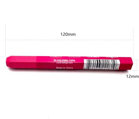 Zeluga 4.7in. x 0.47in. Hex Shape Industrial Lumber Marking Crayons - Image 5