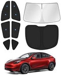 Canvcle Upgraded Window Shades for 2020-2024 Tesla Model Y Accessories by Canvcle
