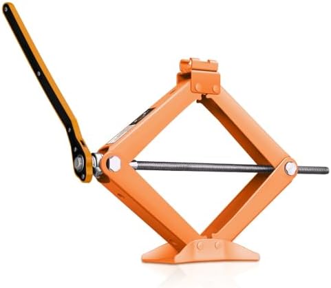 Auto Dynasty Scissor Jack, 2 Ton Portable Car Lift Jack, Quick Lift Car Tire by AutoDynasty