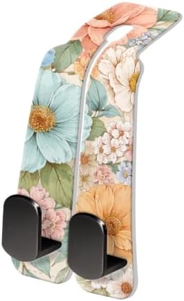 PU Leather Car Seat Hook, Storage Headrest Hanger, Cute Car Backseat Organizer by Unknown
