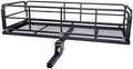 Hitch Cargo Carrier Folding Hitch Mount Cargo Carrier 68 x 39 x 31 Inch by JustSmart