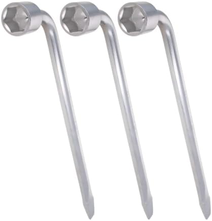 Utoolmart 3Pcs Car Spare Tire Lug Wrench by Utoolmart