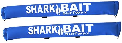 Fade Resistant 24 inch Aero Style Blue Roof Rack Pads by sharkbaitsurfwax