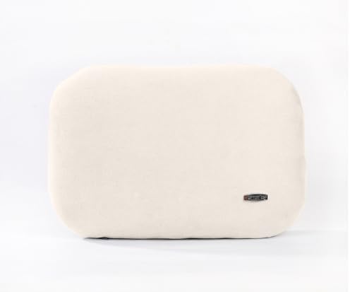 Beige Lumbar Support Pillow for Car Recliner Soft Lower Back Waist Cushion - Image 6
