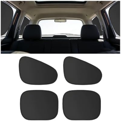 4PCS Car Window Shade, Static Suction Front Rear Side Window Sun Shield Block by Unknown