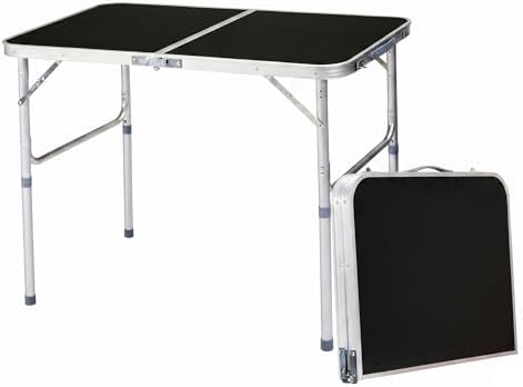3ft Aluminum Folding Table, Portable Camping Table by Unknown