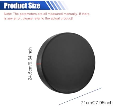 PVC Leather Car Spare Tire Cover, Water-Resistant Dust-Proof Tire Wheel - Image 2