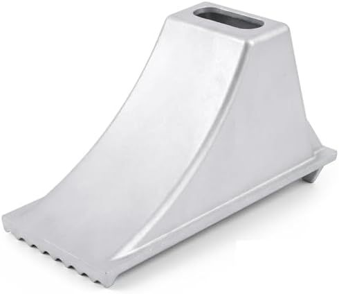 Aluminum Wheel Chock for Trucks & Trailers, 12.3 x 6.4 x 7 Inch by Outus
