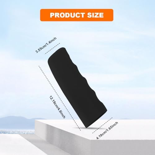 Car Handbrake Cover, Brake Handle Cover, Waved Shaped Parking Brake Lever - Image 2