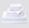 COTTON CRAFT Euro Spa Waffle Weave 6 Piece Towel Set by COTTONCRAFT