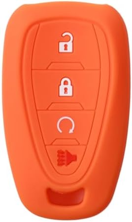 Orange Remote Key Fob Cover for Chevrolet Equinox Trax Malibu Trailblazer by Zorratin