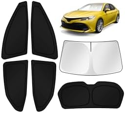 KUST Car Window Shades for Toyota Camry 2018 – 2022 2023 2024 Windshield Sun by KUST