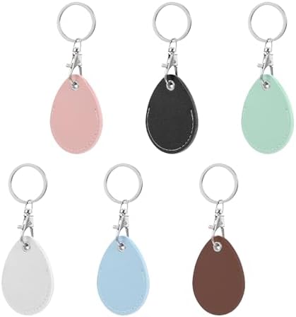 6PCS RFID Fob Holder, Leather Key Fob Holder by Unknown
