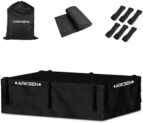 ARKSEN Rooftop Cargo Carrier Bag Extra-Wide 31.5 Cubic Feet Waterproof Heavy by ARKSEN