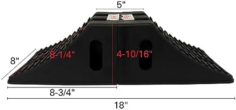 Extreme Max 5800.5852 Heavy-Duty Interlocking Wheel Chock - Image 2