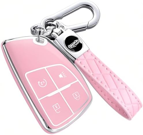 Key Fob Cover for Chevy with Keychain, Soft TPU Key Case Shell for Colorado by Unknown