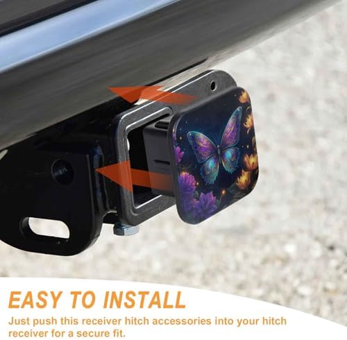 2" Trailer Hitch Cover Rubber Receiver Tube Cap Trailer Hitch Covers - Image 4