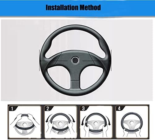 Valleycomfy Steering Wheel Covers Universal 15 inch - Image 5