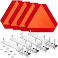 Yaocom 4 Sets Slow Moving Vehicle Triangle Sign by Yaocom