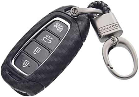 Zorratin Carbon Silicone Key Fob Cover + Keychain - Image 3