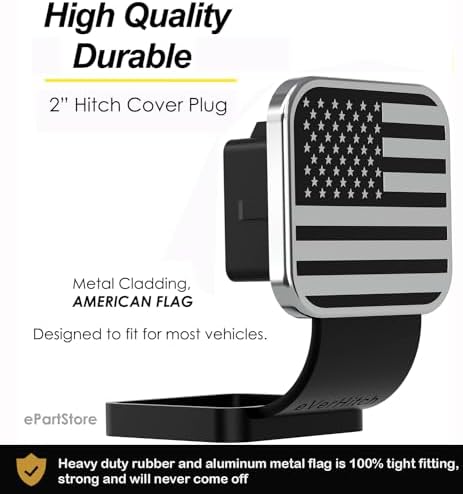 USA 2" American Flag Hitch Cover - Image 2
