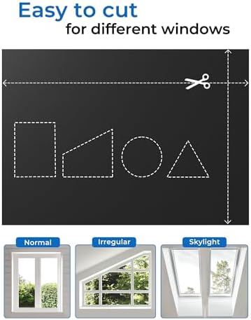 Sumobaby Blackout Curtains Portable 23"x72", No Drill Door Curtains - Image 5