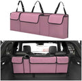 Car Trunk Organizer with Lid, Large Waterproof Vehicle Backseat Hanging Storage by Ywdiml