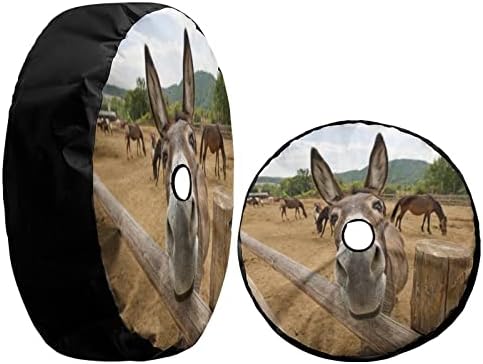 Funny Donkey Spare Tire Cover - Image 3