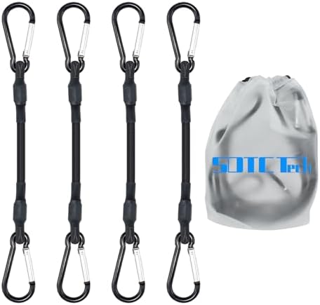 SDTC Tech 12IN Mini Short Bungee Cords by SDTCTech