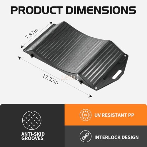 Tire Cradles Set of 4Pack Anti-Slip Pads Tire Saver Ramps - Image 2