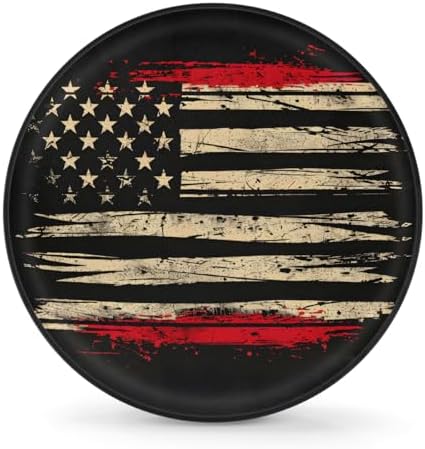 Flag Spare Tire Cover 15in Spare Wheel Covers Tire Storage Cover by YoYoYuchong