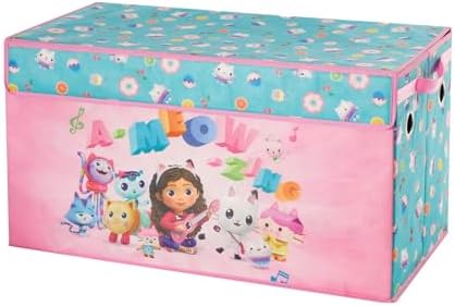 Idea Nuova Gabbys Dollhouse Large Collapsible Childrens Storage Trunk, Durable by IdeaNuovaCharacterShop