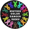 Whatever Color Cancer Sucks Tire Covers, Dust-Proof Weatherproof Wheel Covers by Unknown