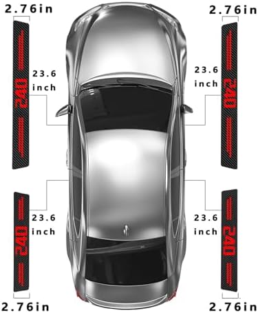 Door Sill Protectors for 2-Serie M240i, Carbon Fiber Leather Front/Rear Door - Image 5