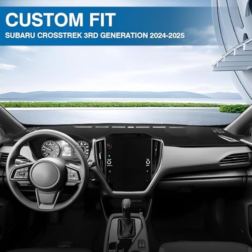 KUST Black Dash Cover for Subaru Crosstrek 2024 2025 2026 Non-Slip Dashboard - Image 3