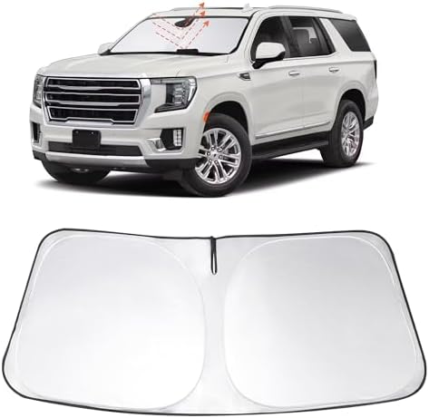 Windshield Sunshade for 2021-2025 GMC Yukon XL/Chevy Suburban by LHFLIVE