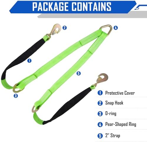 2" x 4' V-Bridle Strap, 4700 LBS Capacity - Image 6